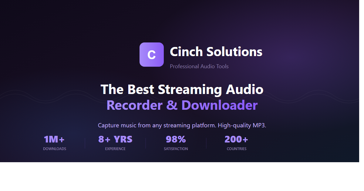 Streaming Audio Recorder for Windows and Mac Offline Files